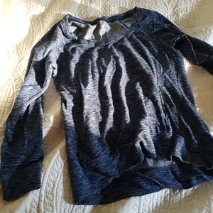 Navy blue pocket sweater